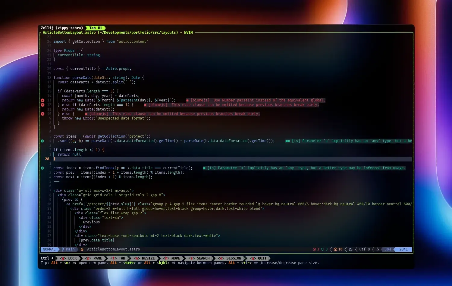 Neovim screenshot 02